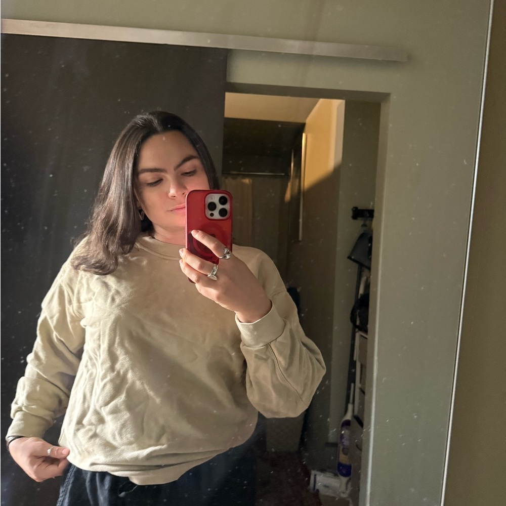 Lululemon Tan Crewneck